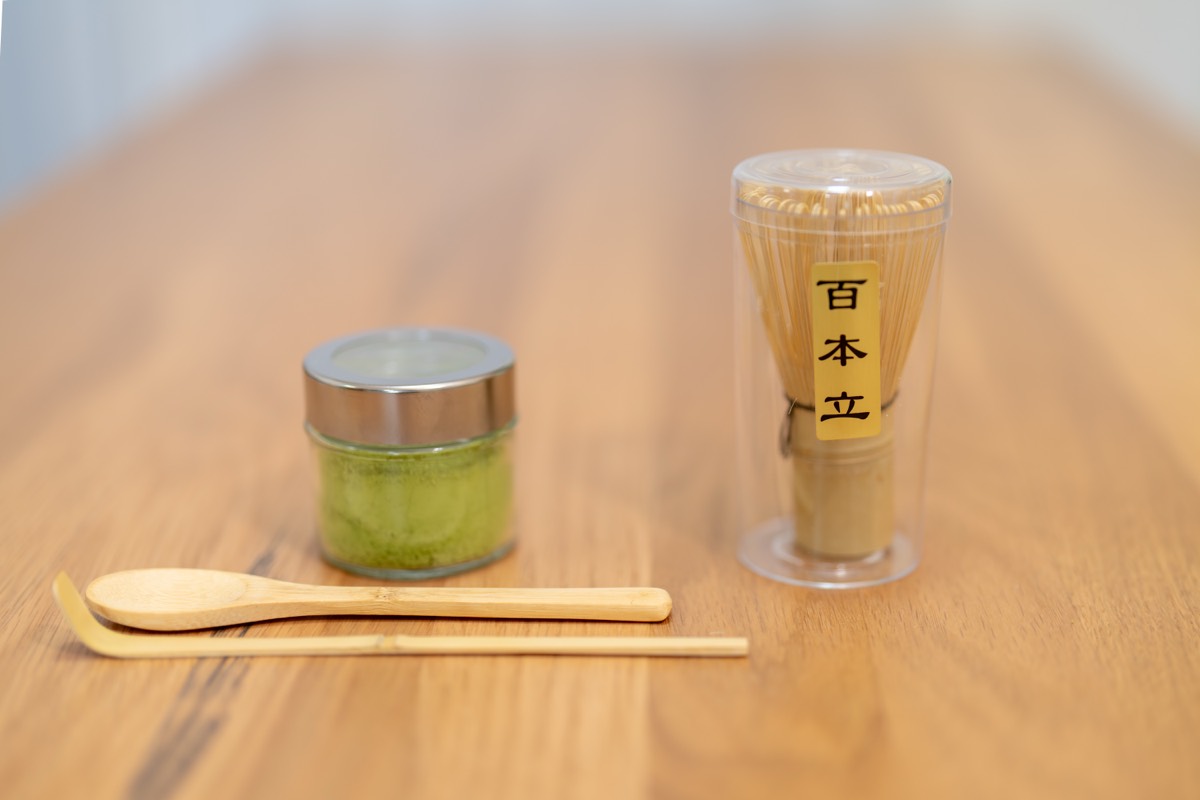 出張お茶たて・和三盆づくり体験 茶筅 茶杓